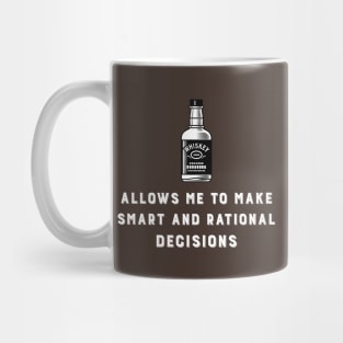 Whiskey and Decisions Mug